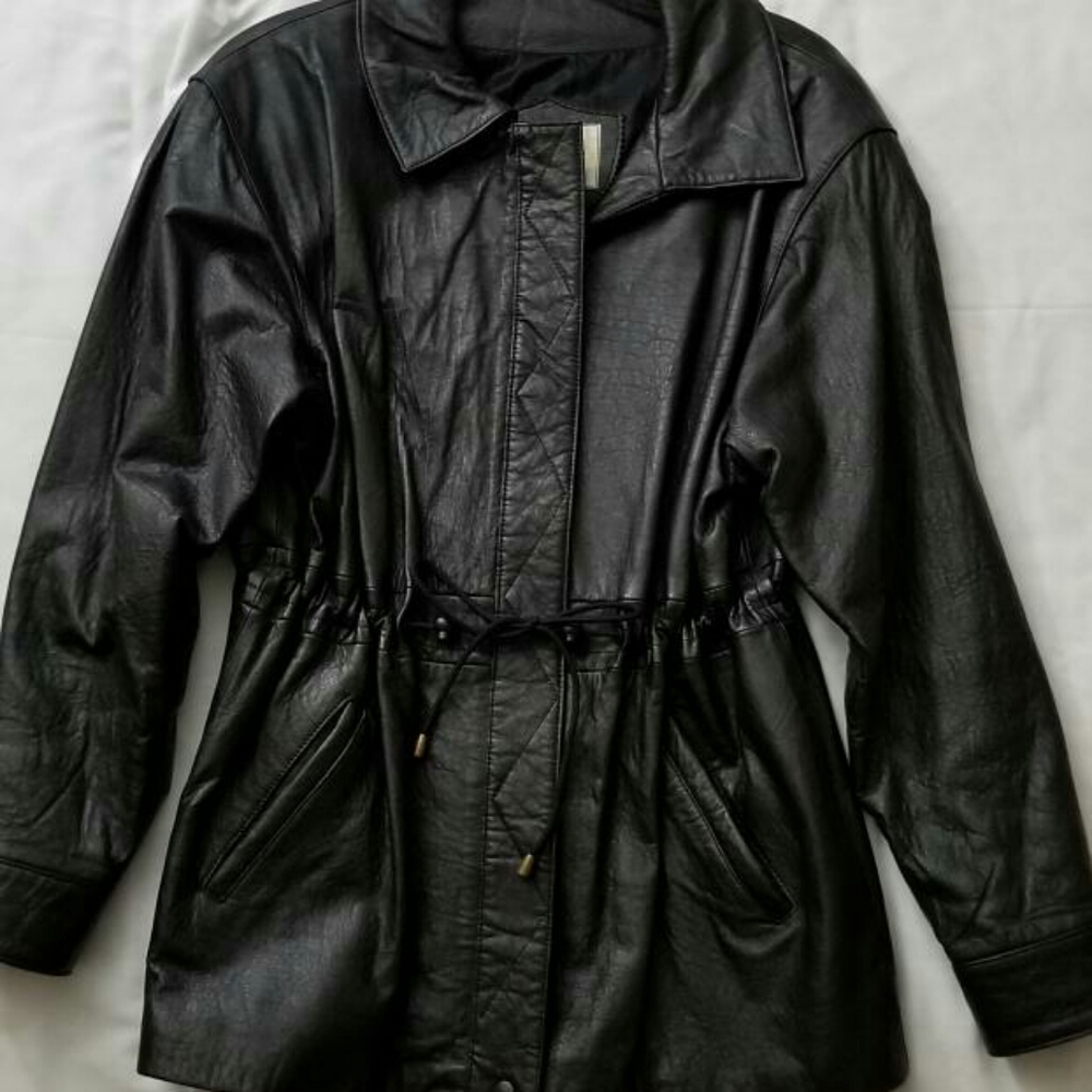 Women's Black Leather Jacket